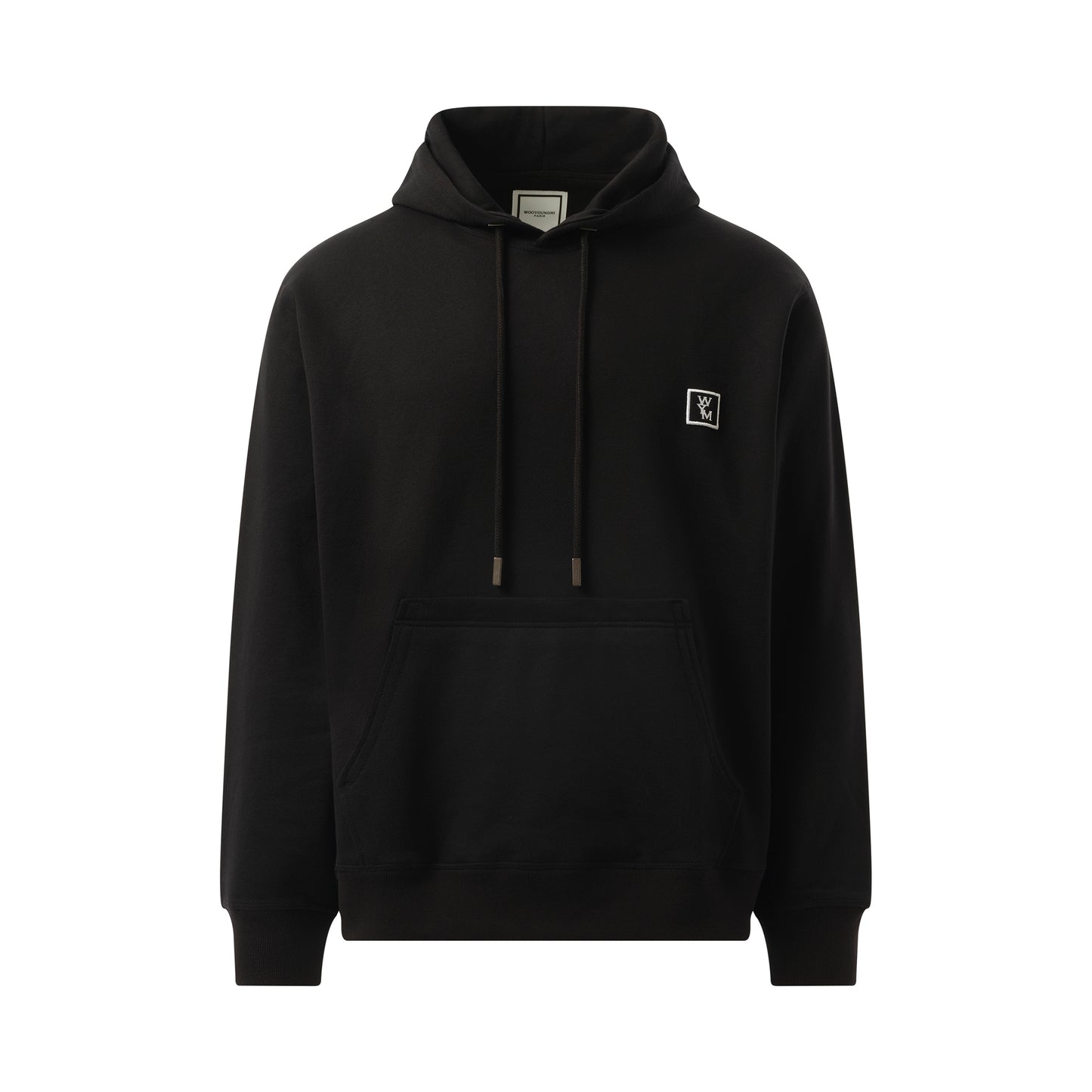 WYM Patch Hoodie in Black