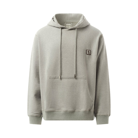 WYM Patch Hoodie in Grey