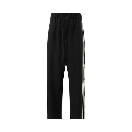 Sports Uniform 3 Stripe Pants in Black