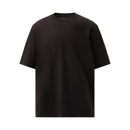 Unisex Boxy Short Sleeve T-Shirt in Black