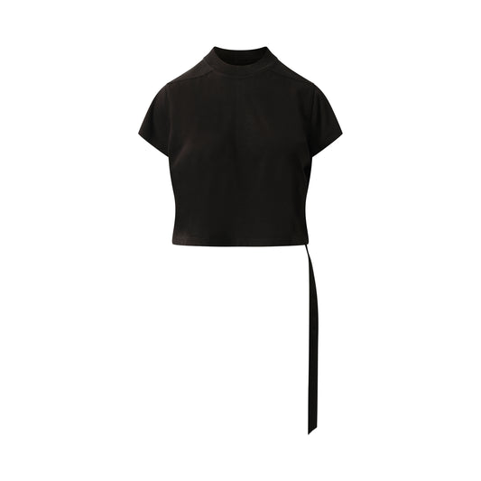 Cropped Small Level T-Shirt in Black