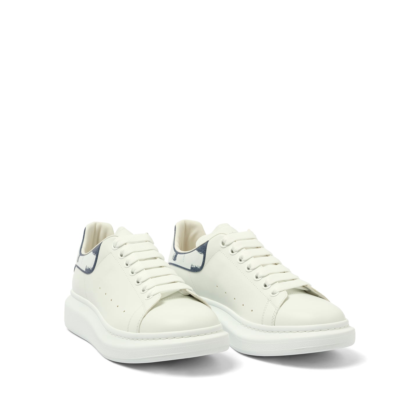 Larry Oversized Sneaker in White/Indigo