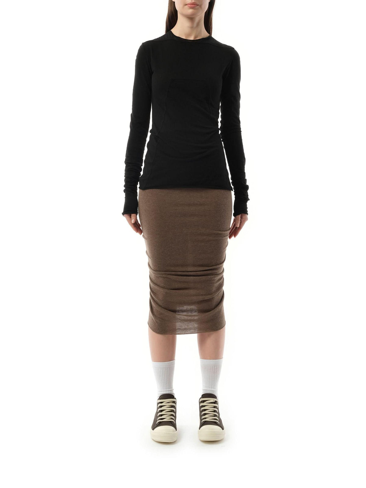 Cashmere EDFU Top in Black