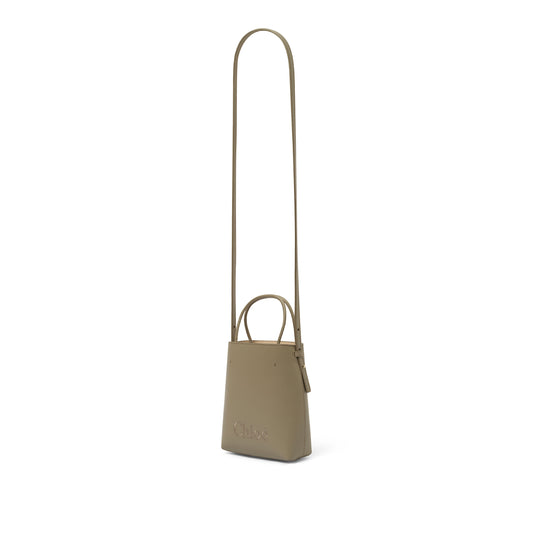 Sense Micro Tote Bag in Motty Grey