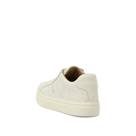 Lauren Leather Sneaker in White