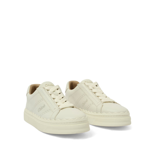 Lauren Leather Sneaker in White