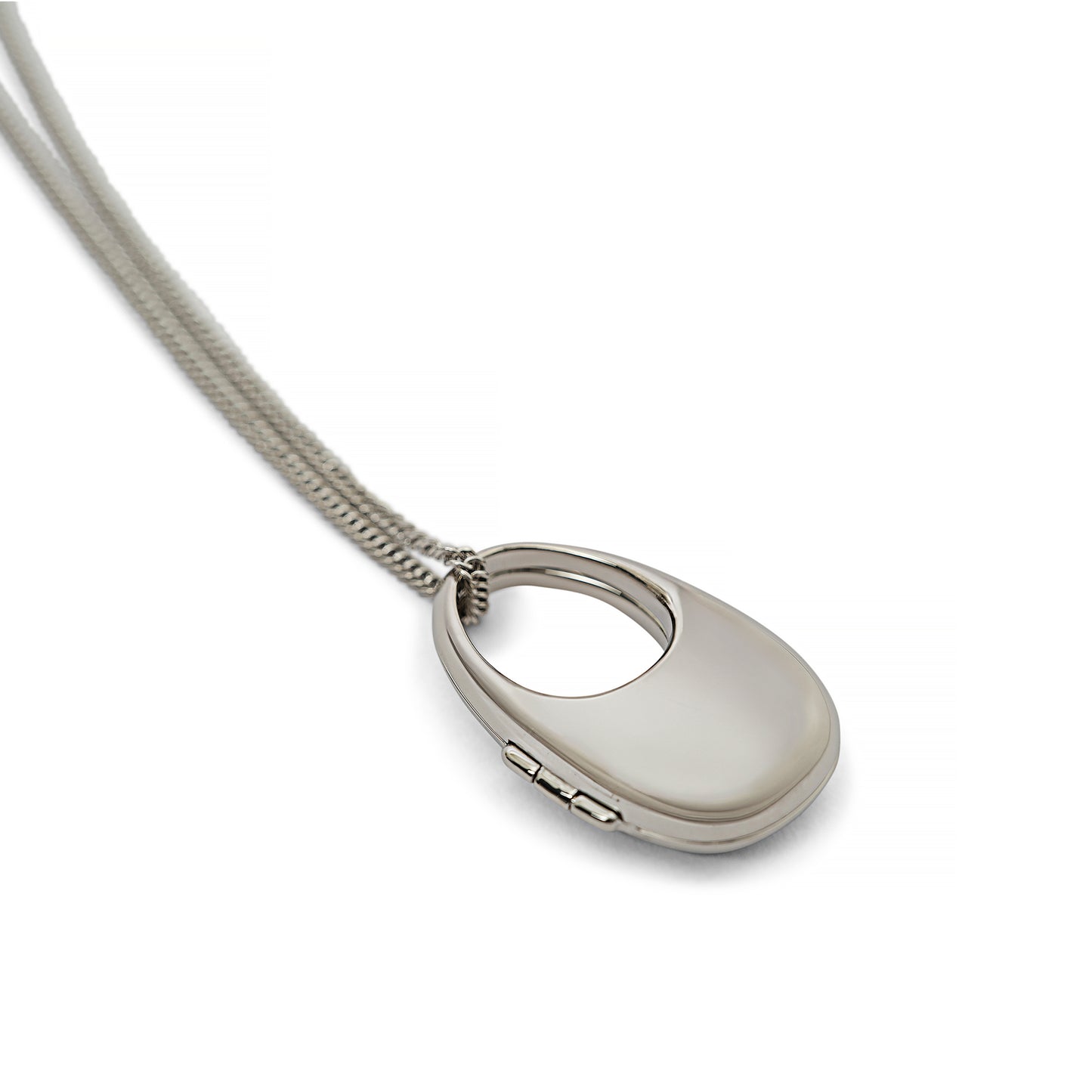 Locket Necklace in Silver