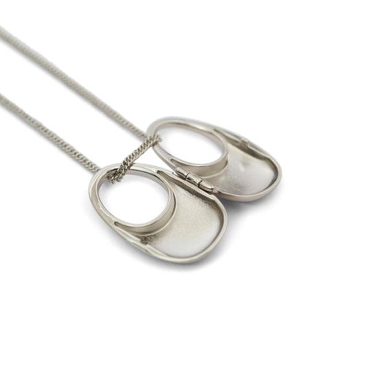 Locket Necklace in Silver