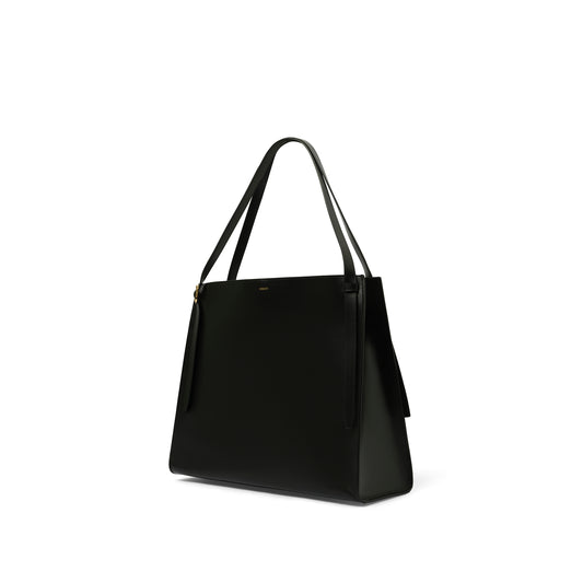 Belt Tote Bag in Black