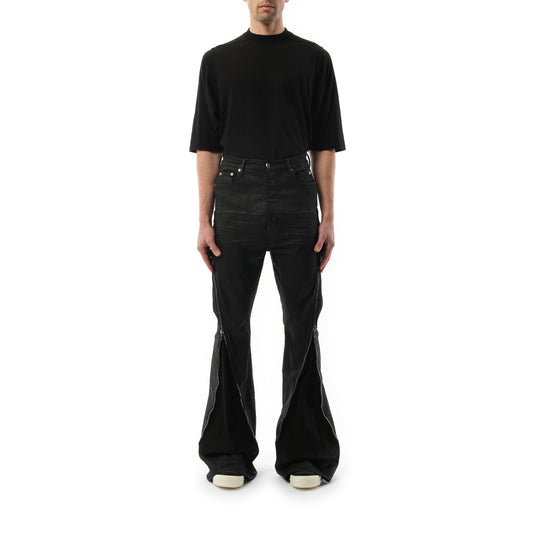 Bolan Banana Denim Pants in Black Wax