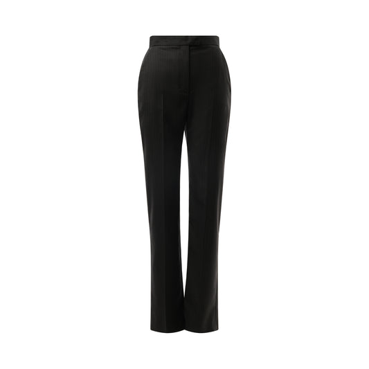 Straight Leg Trousers in Grey