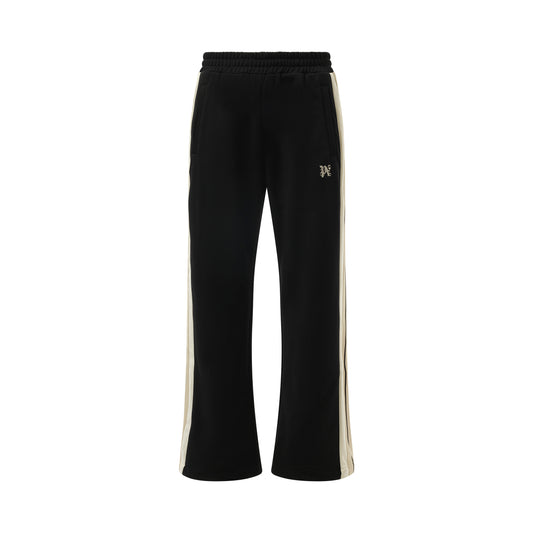 New Monogram Track Pants in Black/Off White