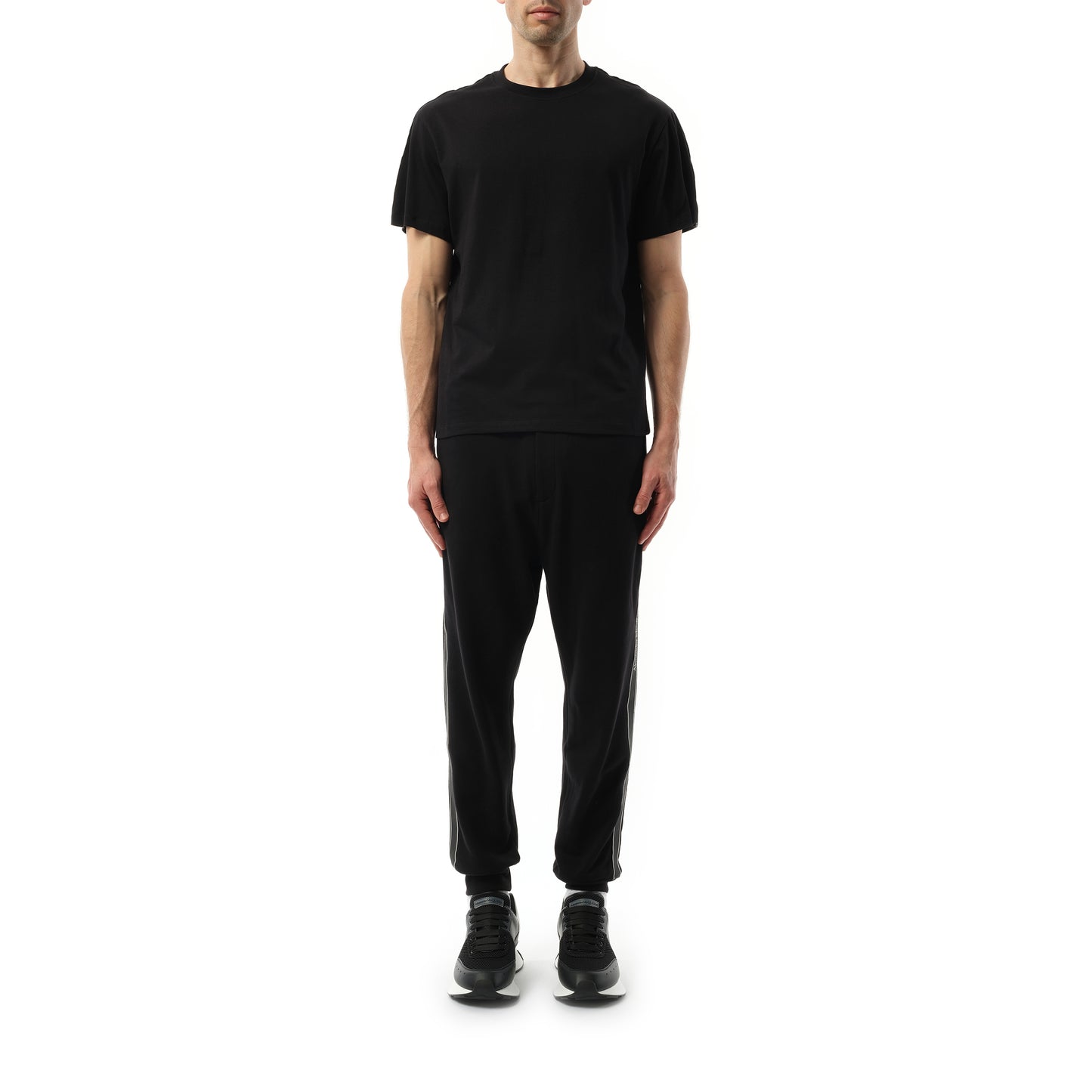 Tape T-Shirt in Black/Black