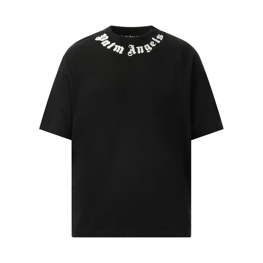 Neck Logo T-Shirt In Black/Off White