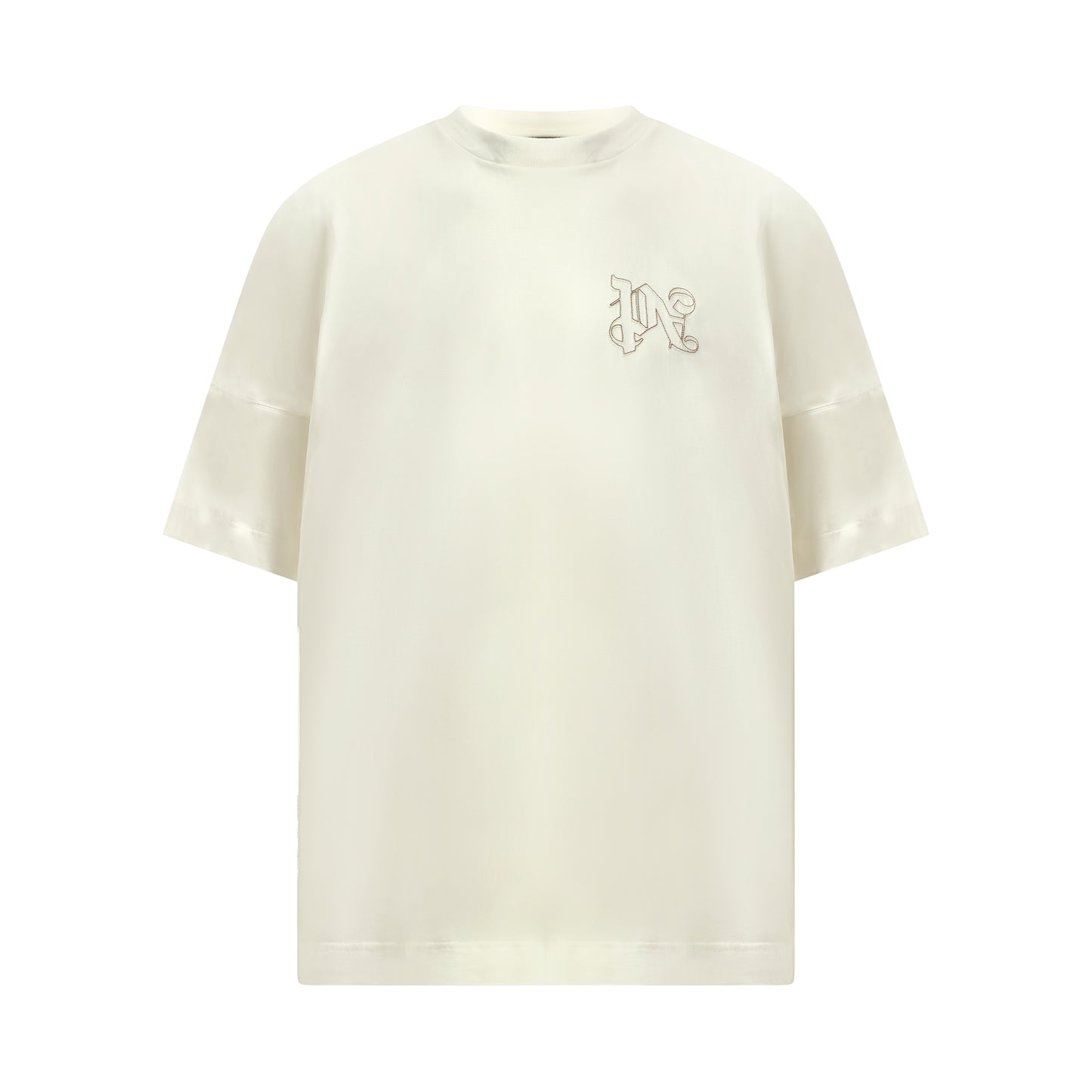 PA Monogram Over T-Shirt in Off White