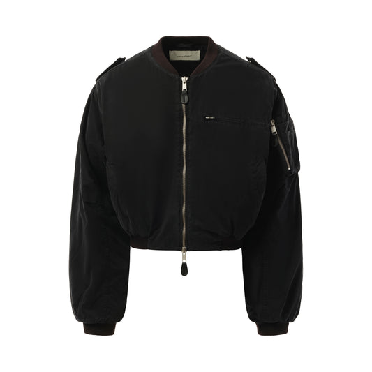 A-4 Bomber Jacket in Iron