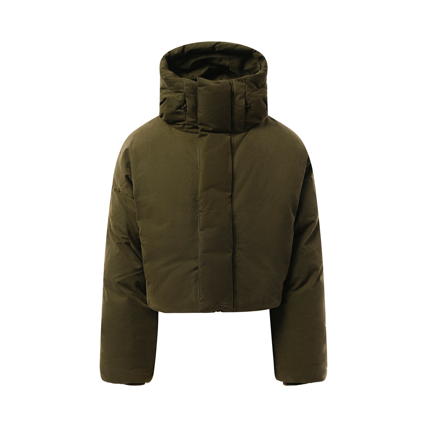 MML Hooded Puffer Jacket in Hunter