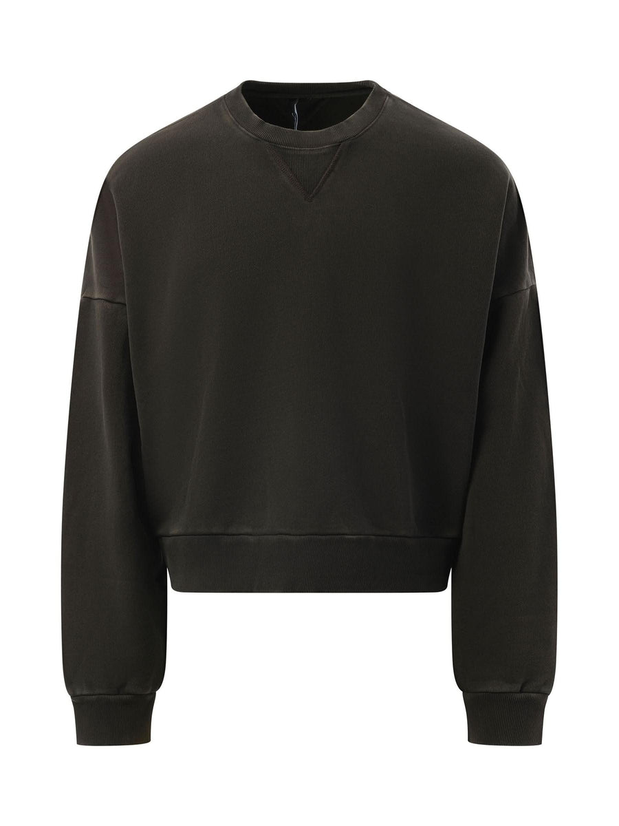 Entire Studios Box Sweatshirt in Washed Black