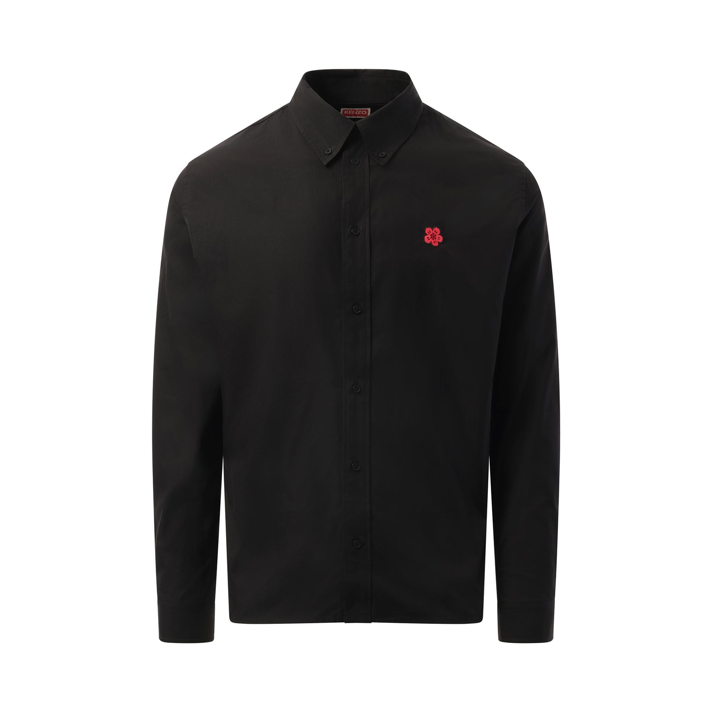 Boke Flower Crest Shirt in Black