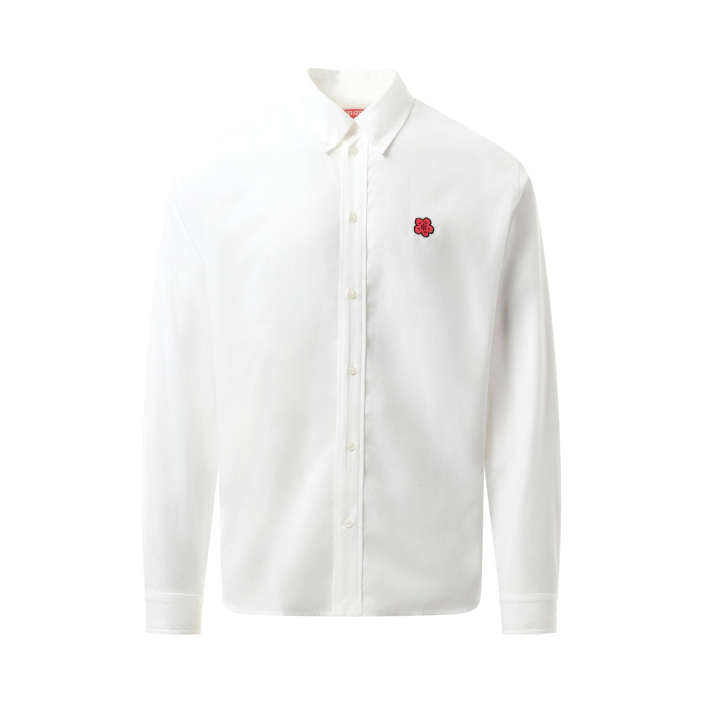 Boke Flower Crest Shirt in White