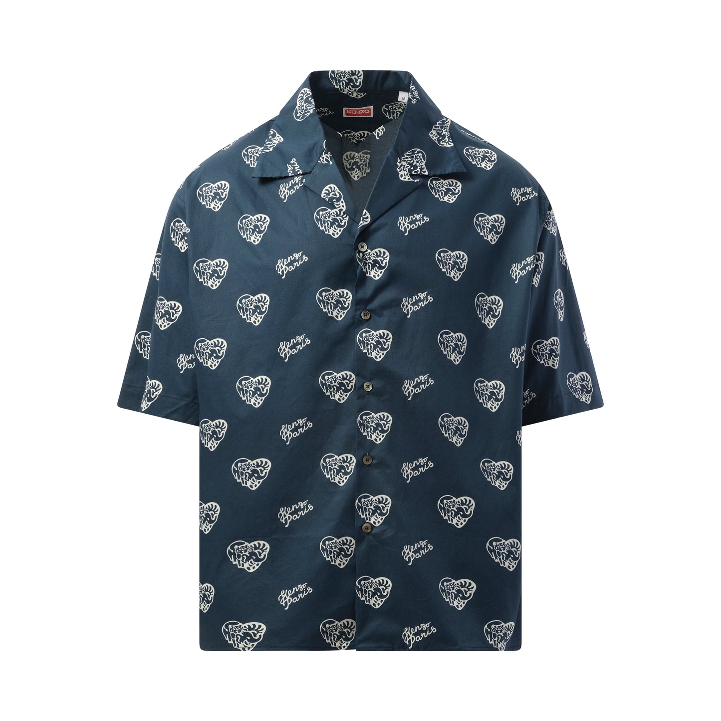 Qixi Hawaiian Shirt in Midnight Blue