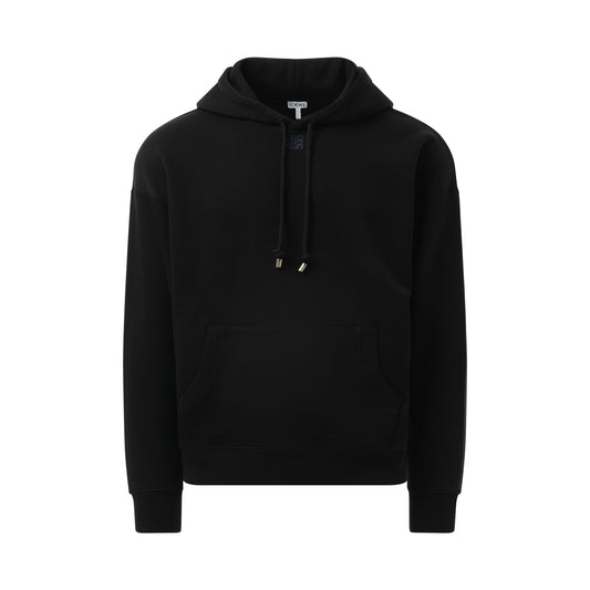 Small Anagram Hoodie in Black