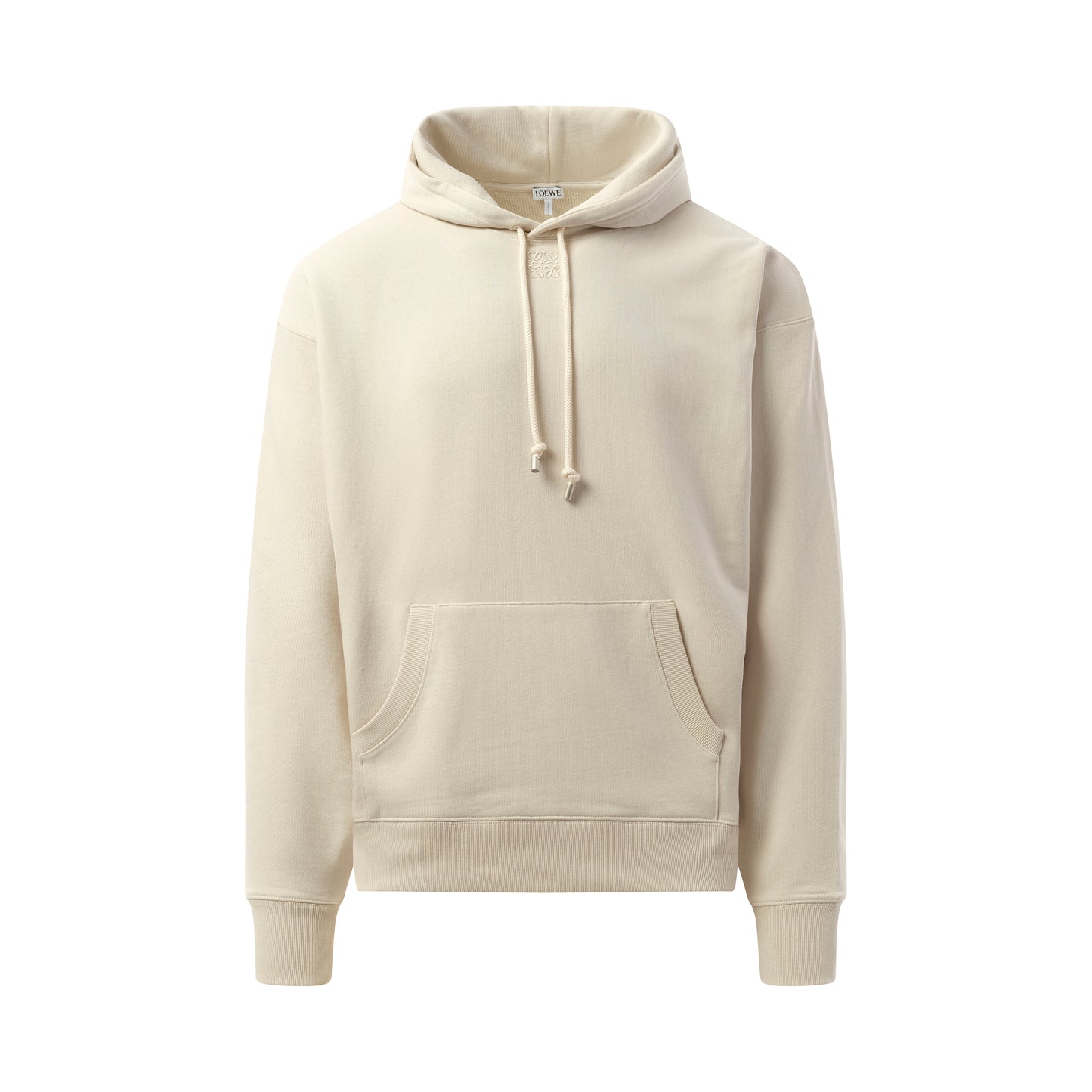 Small Anagram Hoodie in Light Oat