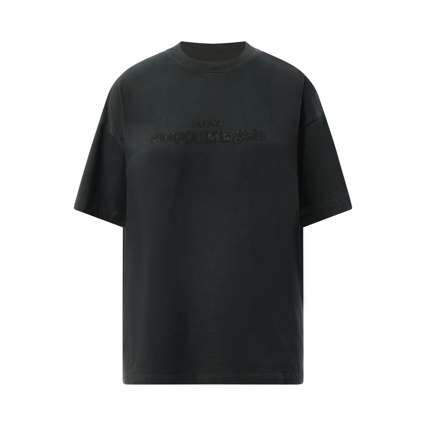 Memory of Reverse Logo T-Shirt in Vintage Black