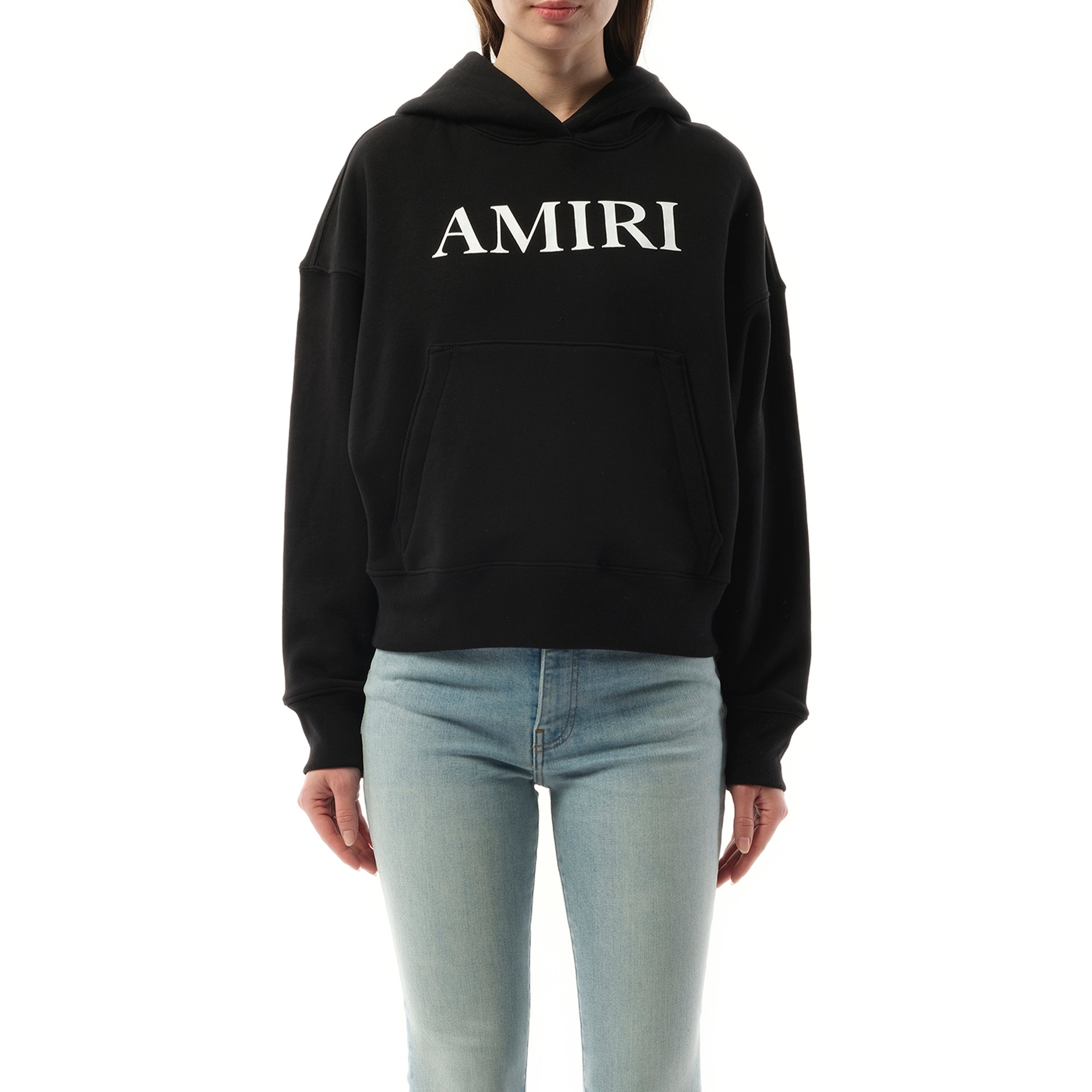 Amiri Core Logo Hoodie in Black/White