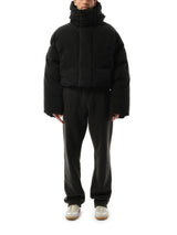 Entire Studios MML Hooded Puffer Jacket in Iron