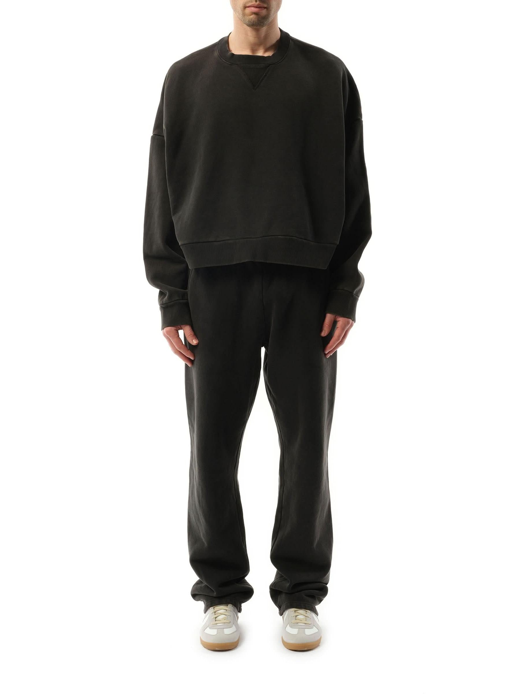 Entire Studios Box Sweatshirt in Washed Black