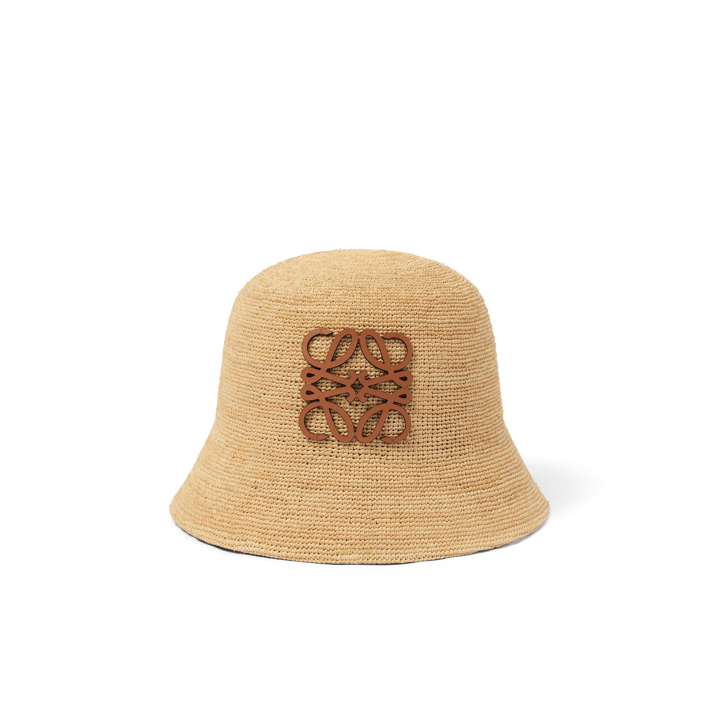 Raffia Bucket Hat in Natural