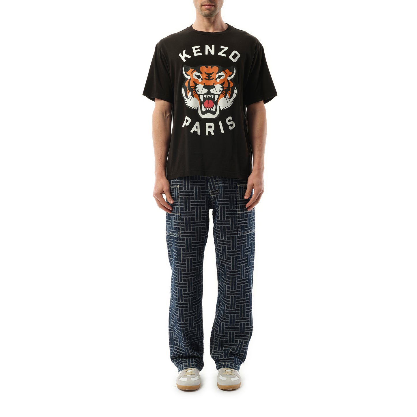 Kenzo Lucky Tiger Oversize T-Shirt in Black