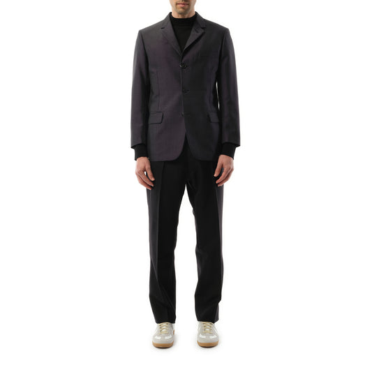 British Mohair Suit Jacket in Charcoal