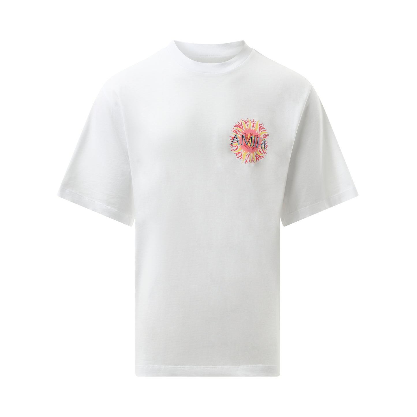 Amiri Sun Logo T-Shirt in White