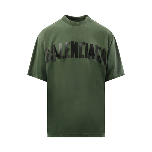 Gaffer Type Medium Fit T-Shirt in Green