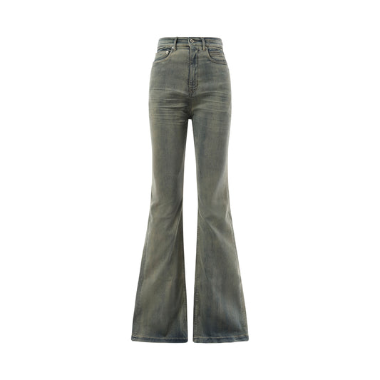 Bolan Bootcut Denim Pants in Sky