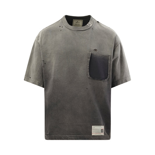 Sun Faded T-Shirt in Black