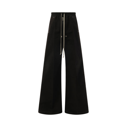 Brushed Wide Bela Pants in Black