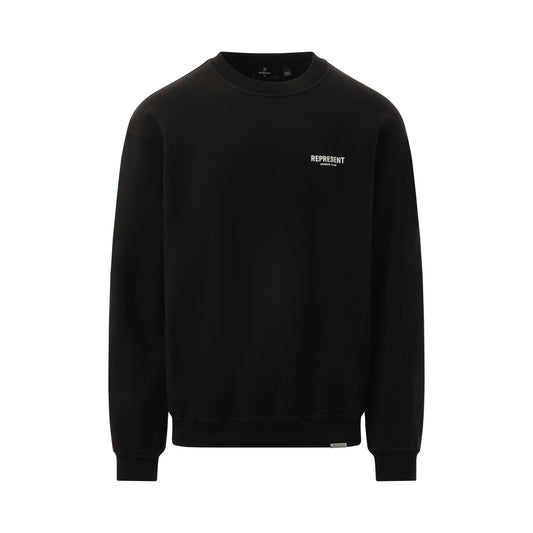 Represent Owners Club Sweatshirt in Black