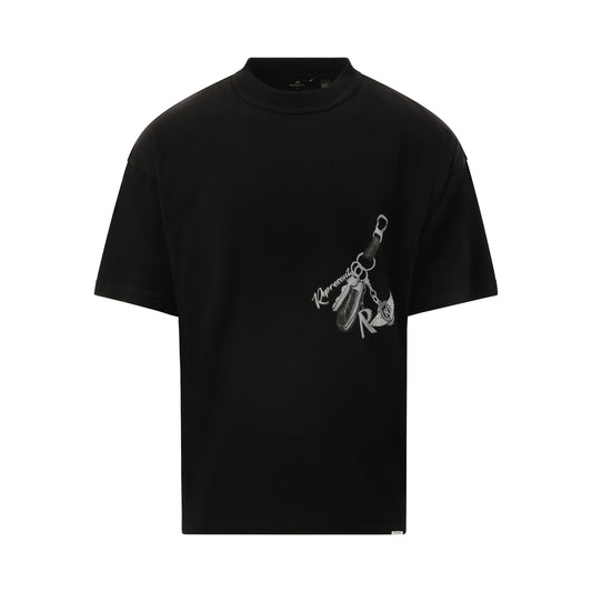 Keys To The Club T-Shirt in Jet Black