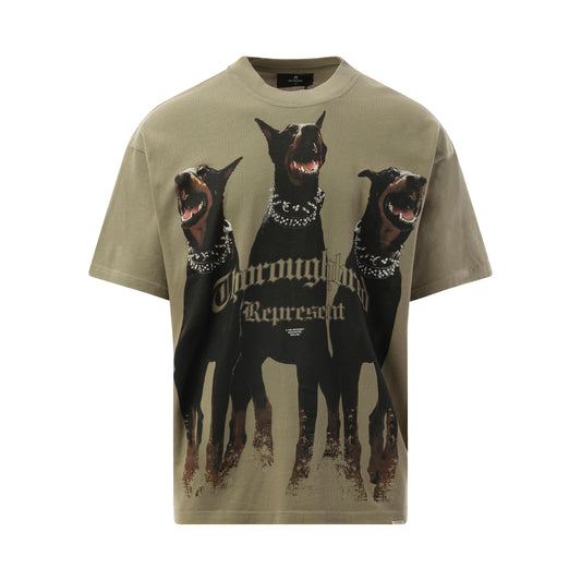 Thoroughbred T-Shirt in Khaki