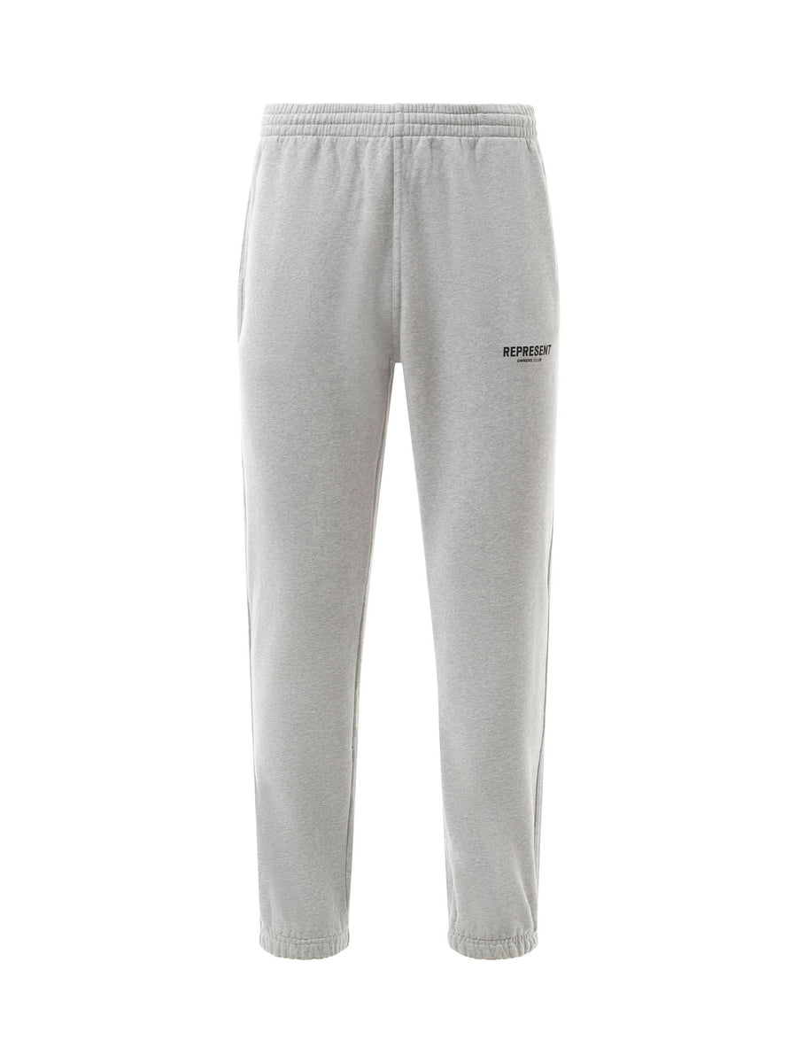 Represent Owners Club Sweatpants in Ash Grey/Black