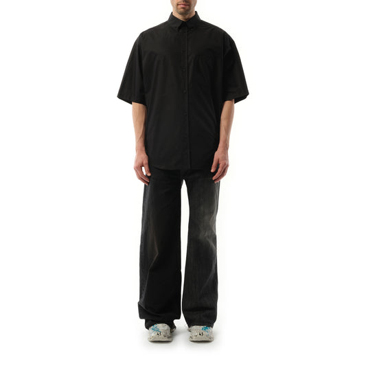 S/S Large Fit Shirt in Black