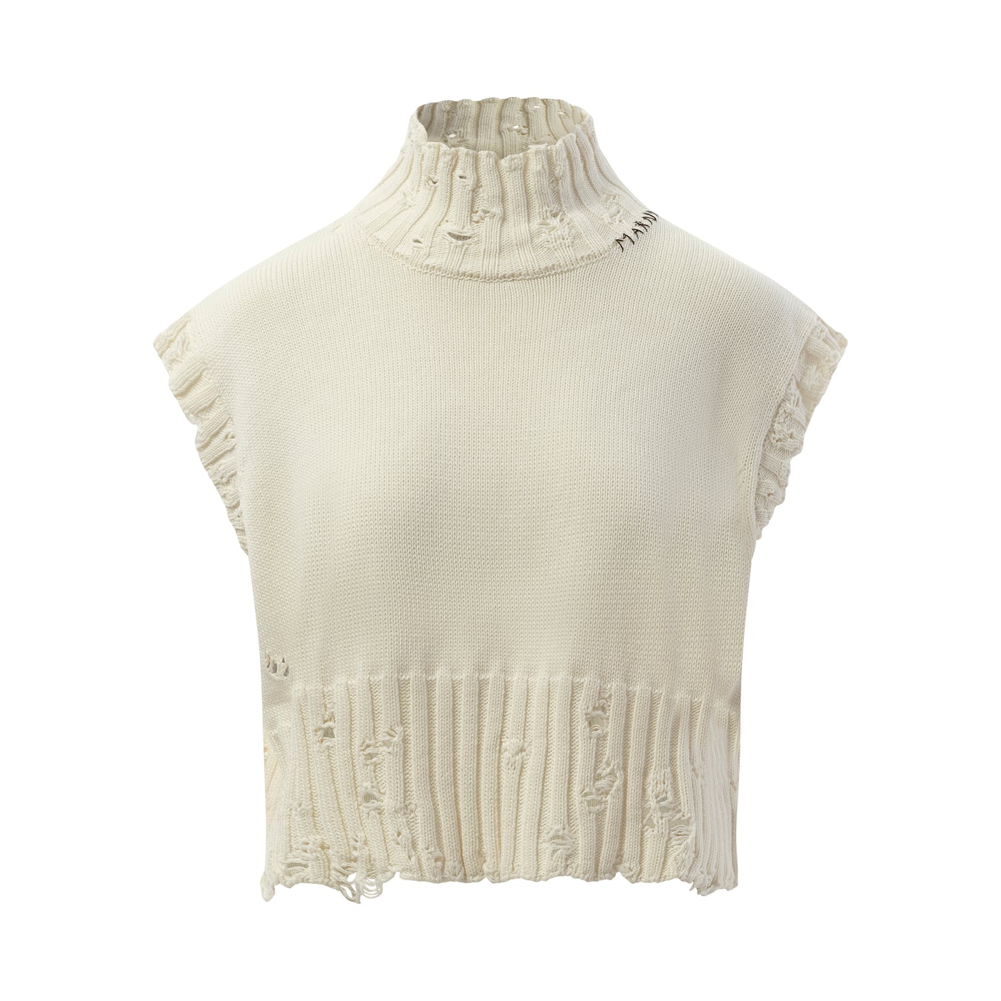 Turtleneck Sweater in Lily White