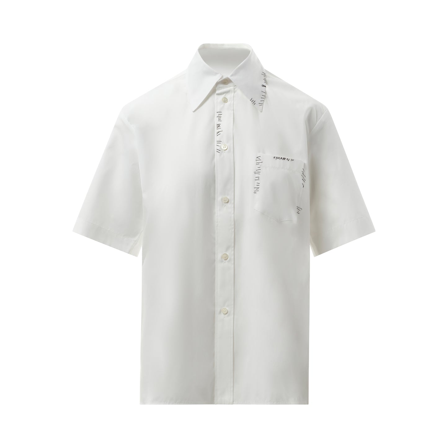 Short Sleeve Shirt in Lily White