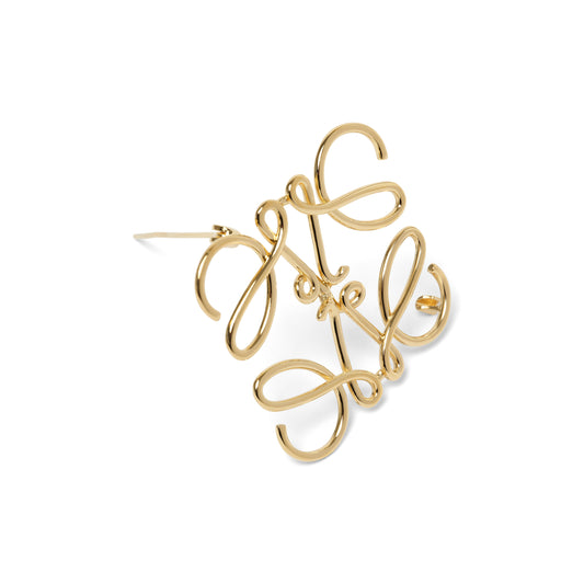 Anagram Brooch in Gold