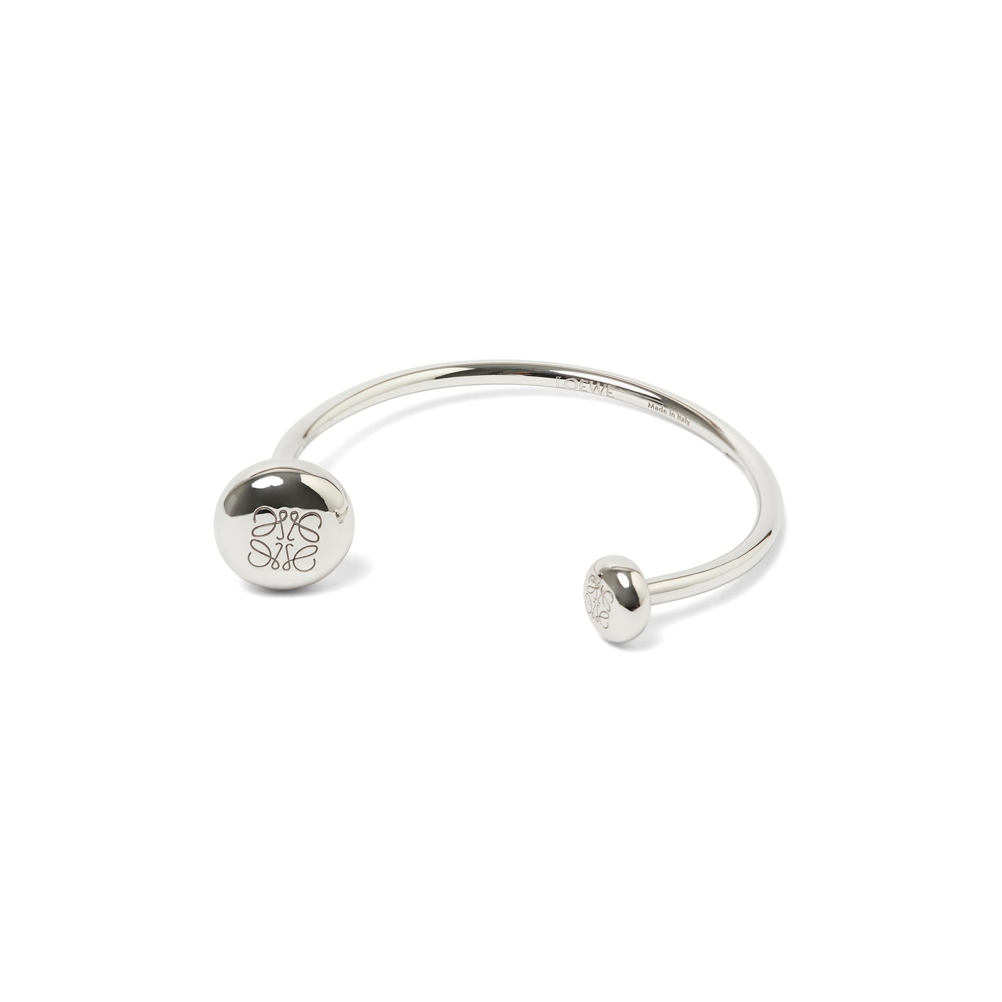 Anagram Pebble Cuff in Silver