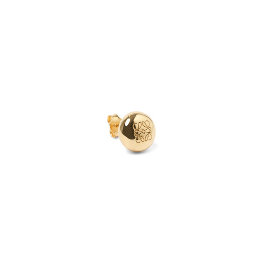 Anagram Pebble Stud Earrings in Gold