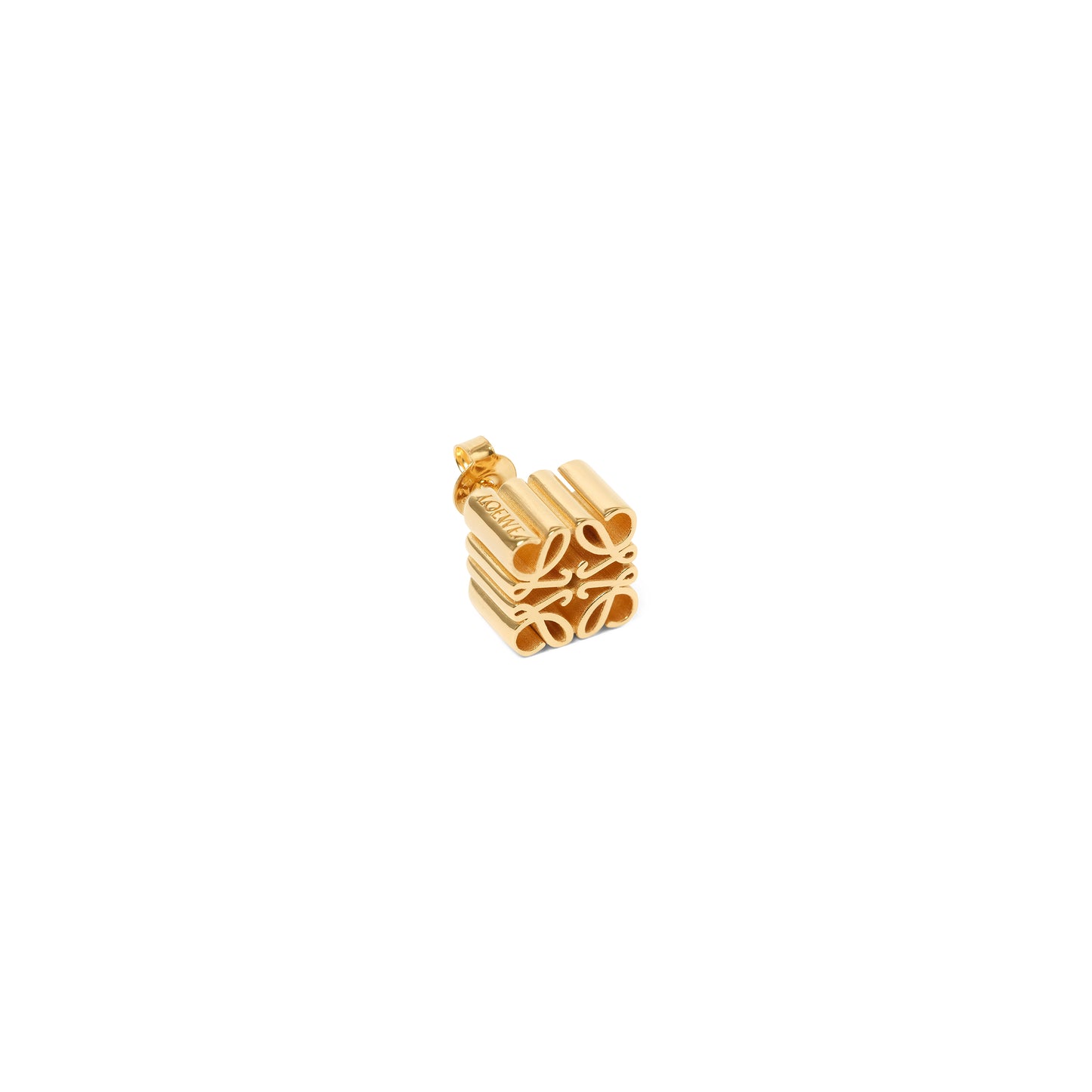 Anagram Stud Earrings in Gold